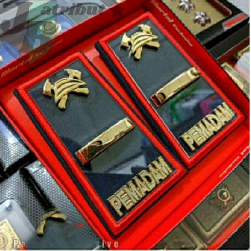 Jual Pangkat Pemadam Damkar PDH Golongan 3A 3B 3C | Shopee Indonesia