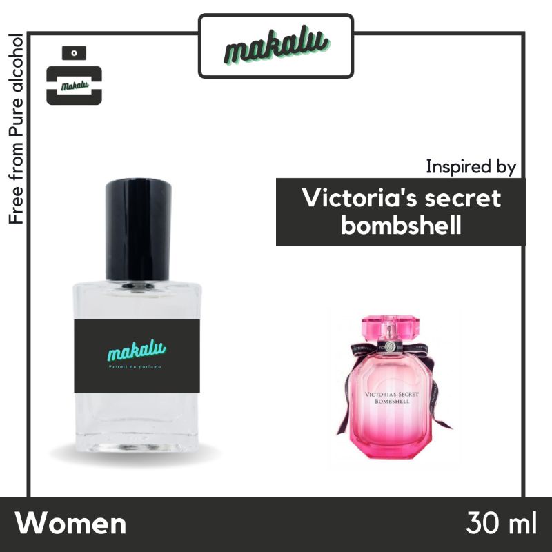 Jual makalu parfum inspired by VICTORIA SECRET BOMBSHELL parfume soft