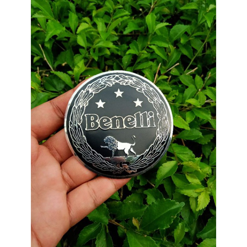 thumbnail image 2 of Benelli Tank Badge – Metal Emblem For Benelli Quattro, SEI, Sport, LS – BT01 Style 2 of 4
