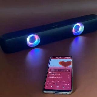 Jual Zevan Soundbar Speaker Bluetooth Bass Hd Audio Box Musik Wireless Stereo Lampu Led Rgb