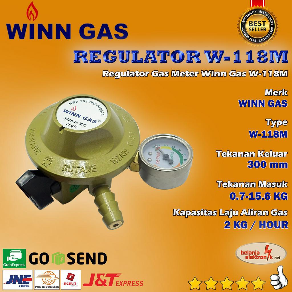 Jual Regulator Winn Gas W Meter Tekanan Rendah Shopee Indonesia