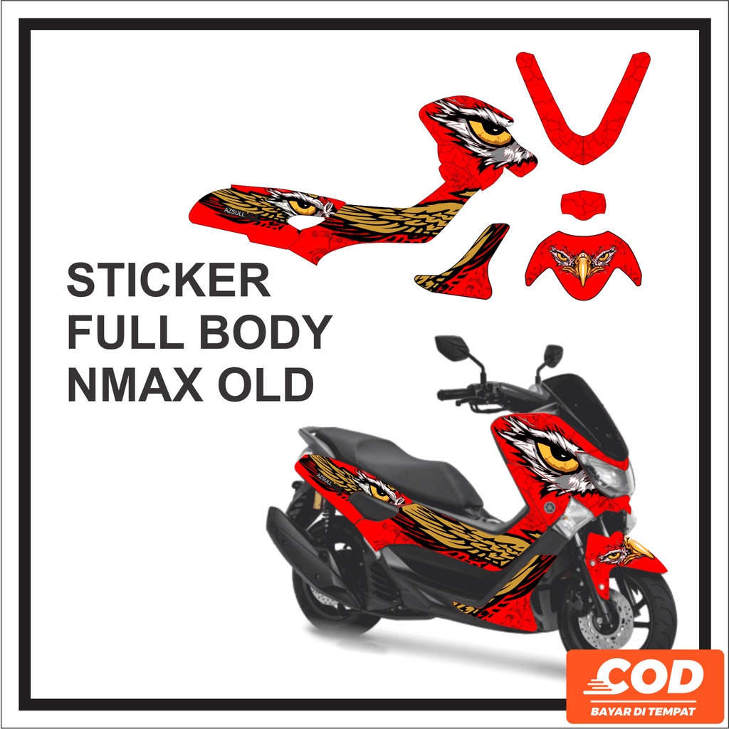 Jual Stiker Nmax Sticker N Max Decal Yamaha N Max Mata Elang Bahan