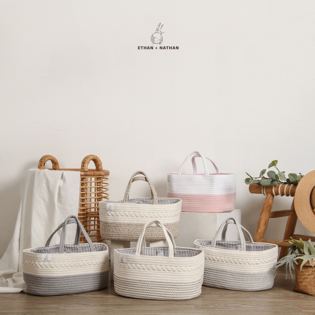 Jual Ethan + Nathan Rope Caddy Diaper Bag | Shopee Indonesia