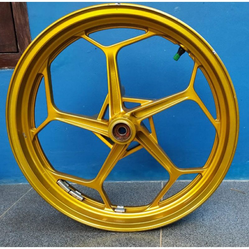 Jual Velg Original Ninja 250 FI Repaint Gold | Shopee Indonesia