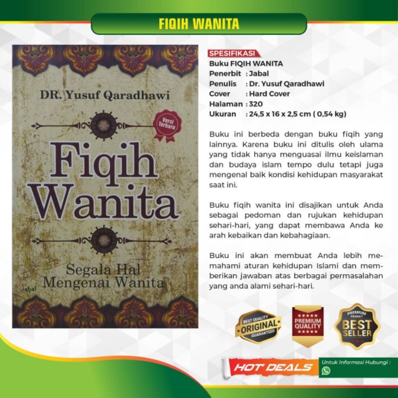 Jual BUKU FIQIH WANITA YUSUF QARDHAWI | Shopee Indonesia