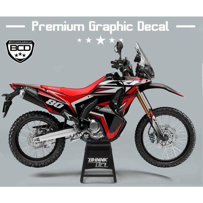 Jual DECAL/STICKER PREMIUM TEBAL 0,5 CRF RALLY 250 | Shopee Indonesia