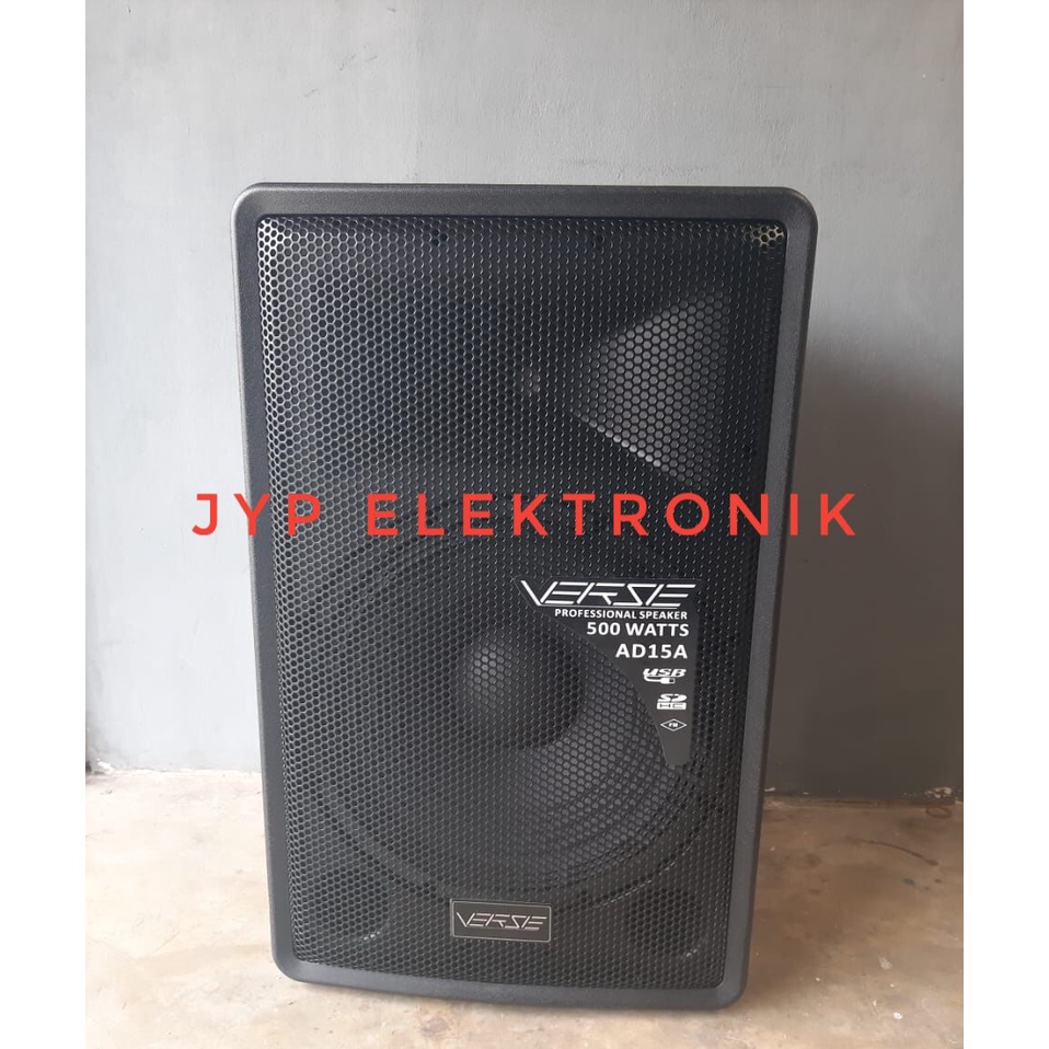 Jual SPEAKER AKTIF VERSE AD 15A / VERSE AD15A / VERSE AD 15 A 500 WATT ...