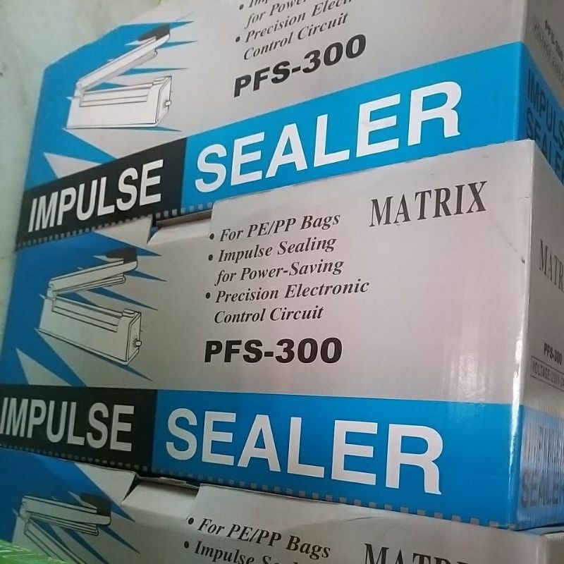 Jual PFS-300 IMPULSE SEALER MATRIX BODY BESI MESIN PRESS PLASTIK ...
