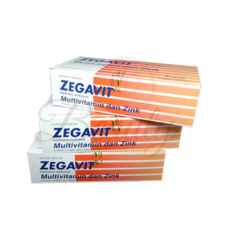 Jual ZEGAVIT Multivitamin dan Zinc Kalbe (1 tablet) | Shopee Indonesia