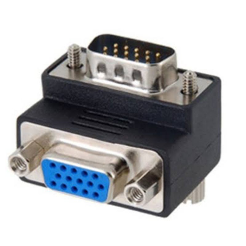 Jual Connector VGA Male to Female L / connector vga m to f L | Shopee ...