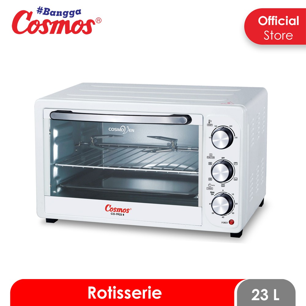 Jual Cosmos Oven Listrik 23 Liter CO-9923 RW - BBQ Rotisserie | Shopee ...