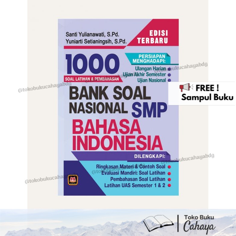 Jual BANK SOAL NASIONAL SMP Bahasa Indonesia 1000 Soal Latihan Dan ...