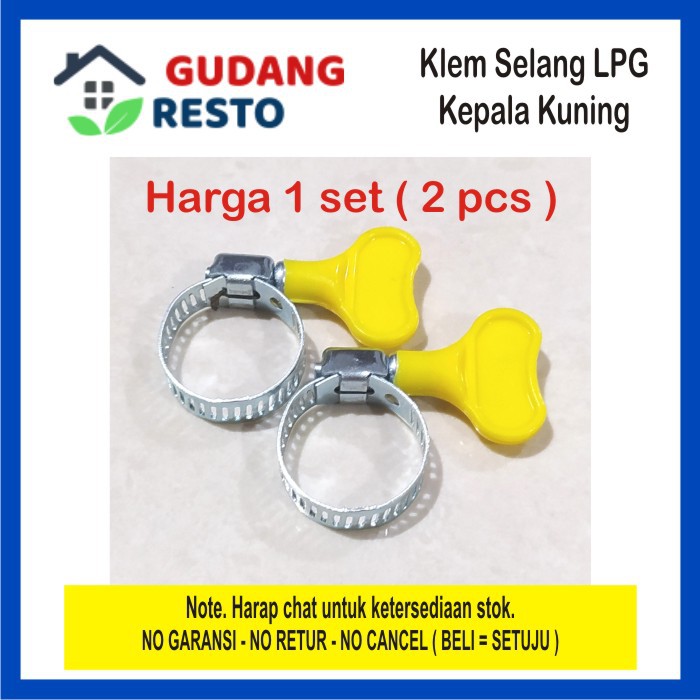 Jual Klem Kepala Plastik Selang Lpg Gas Elpiji Air Hose Clamp