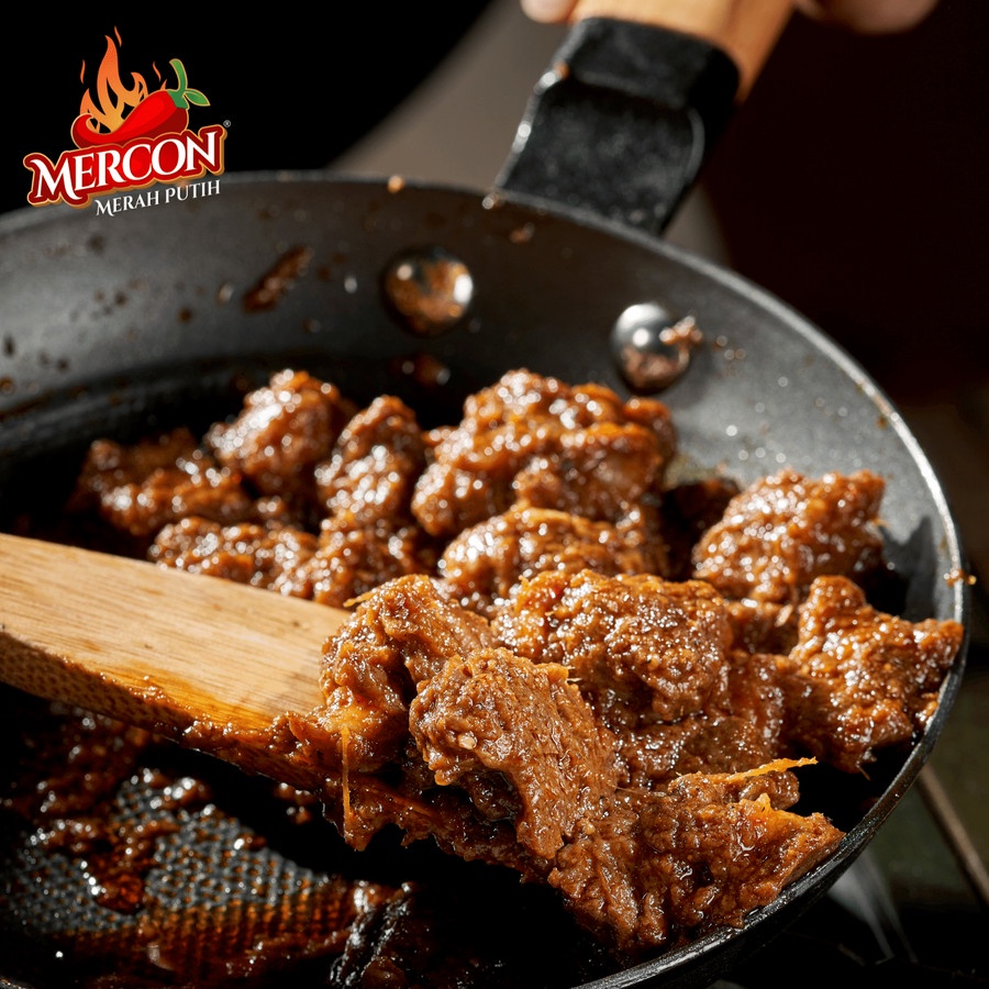 Jual MERCON MERAH PUTIH - RENDANG SAPI 150 GRAM LIMITED EDITION ...