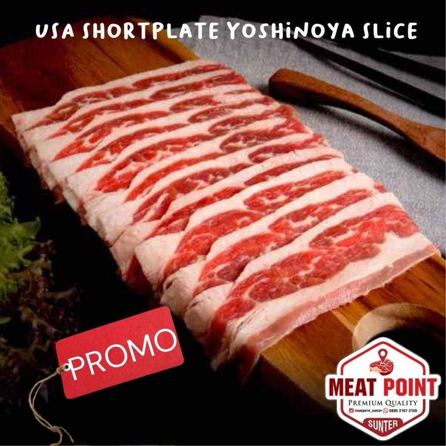 Jual DAGING SAPI SLICE/ SHORTPLATE / US BEEF SLICE 500 GRAM - HARGA ...