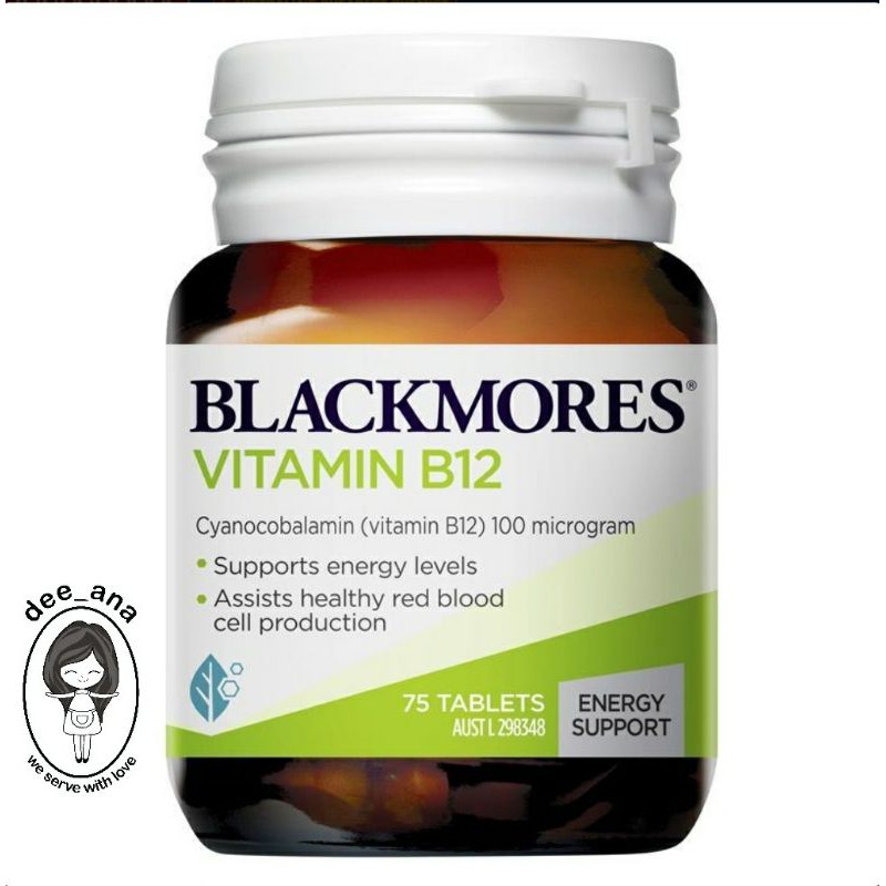 Jual Vitamin B12 BLACKMORES 75 tablets | Shopee Indonesia