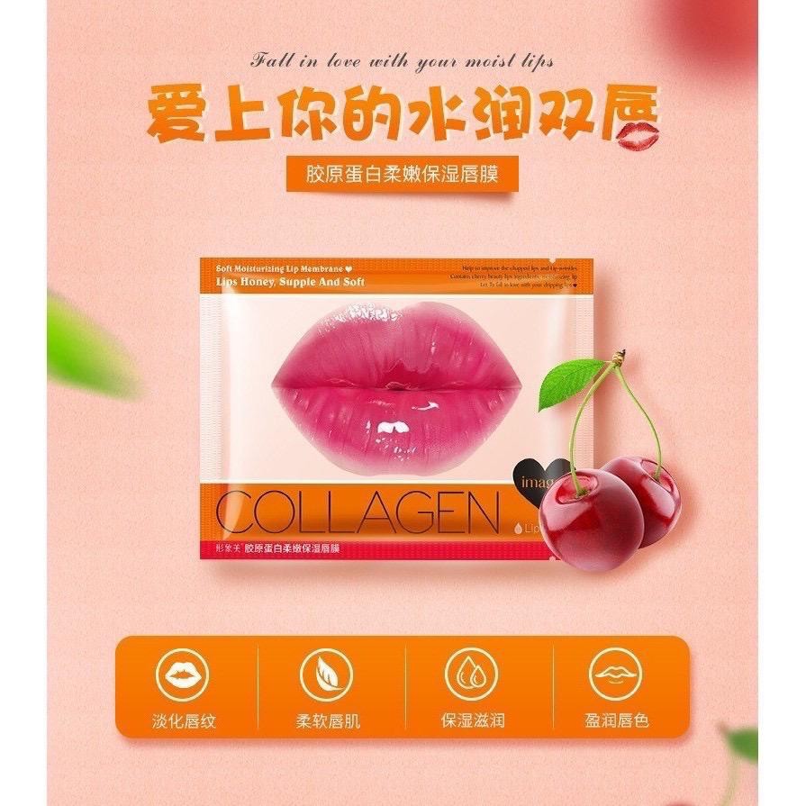 Jual Images Collagen Moisturizing Lip Mask Anti Drying And Desalination ...