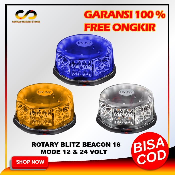 Jual Lampu Variasi Led Rotar y Rotari Rotator Blitz Warning Light ...