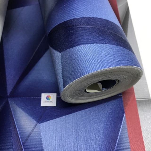 Jual Wallpaper Vinyl Premium Tebal Timbul non sticker motif 3D Prisma ...