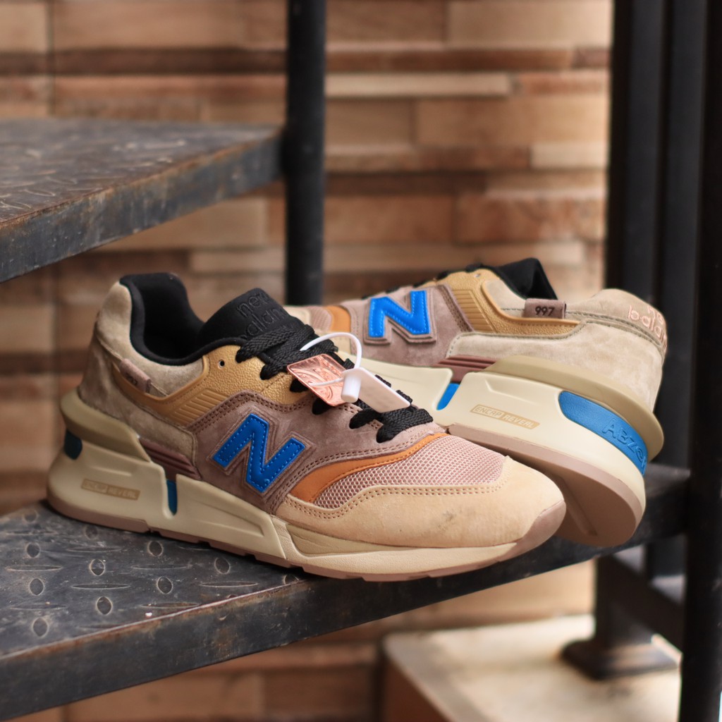 Jual Sepatu NB 997s Fusion Kith X Nonnative Brown Beige Shopee Indonesia