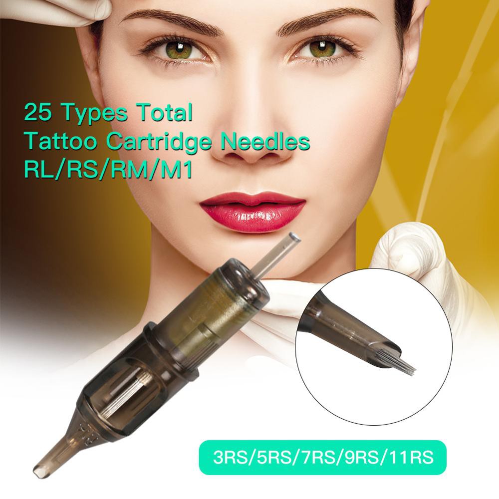 Jual IMPORT 10pcs Sterilized Tattoo Cartridge Needle Permanent Makeup