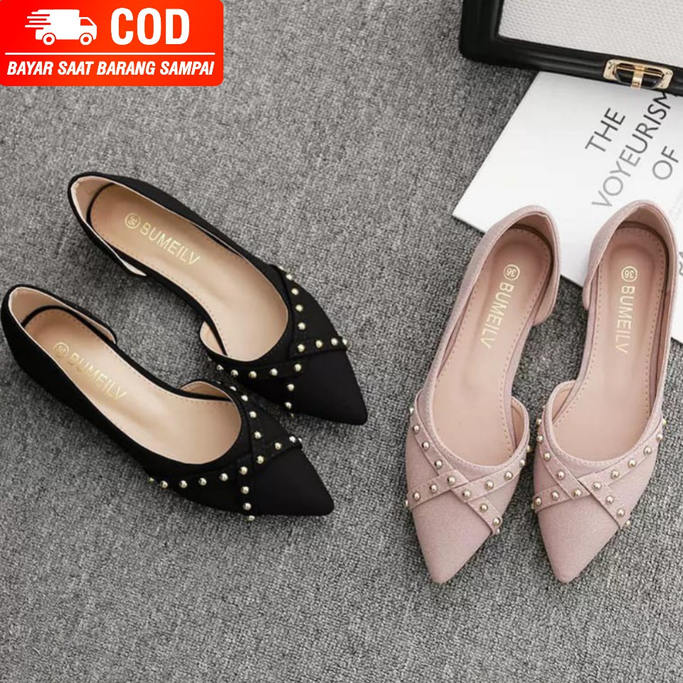 Model flat shop shoes wanita terbaru