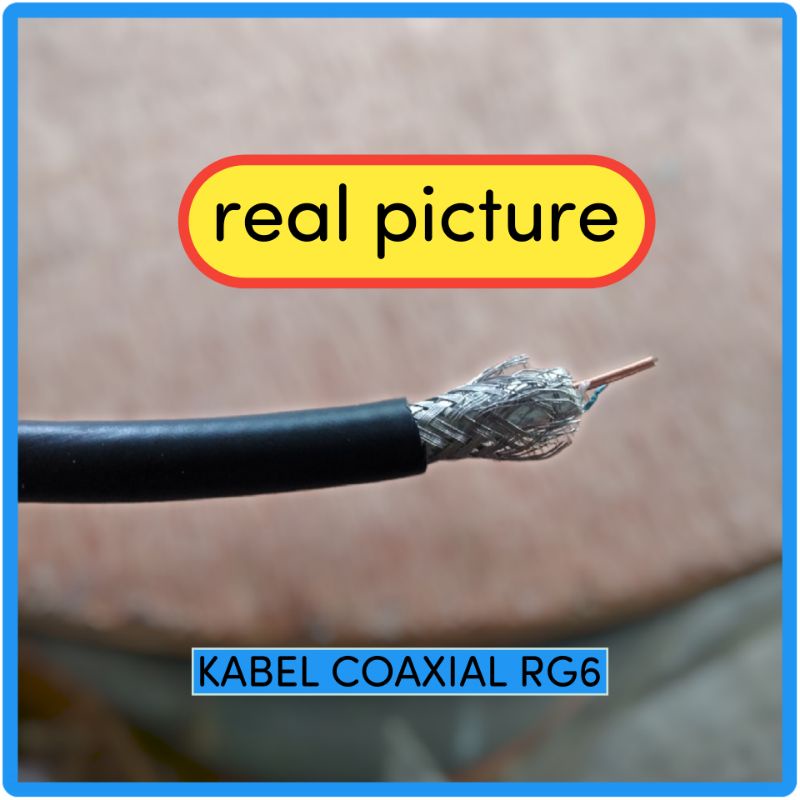 Jual Kabel Antena Tv Digital Analog Parabola Coaxial Rg Serabut Tebal