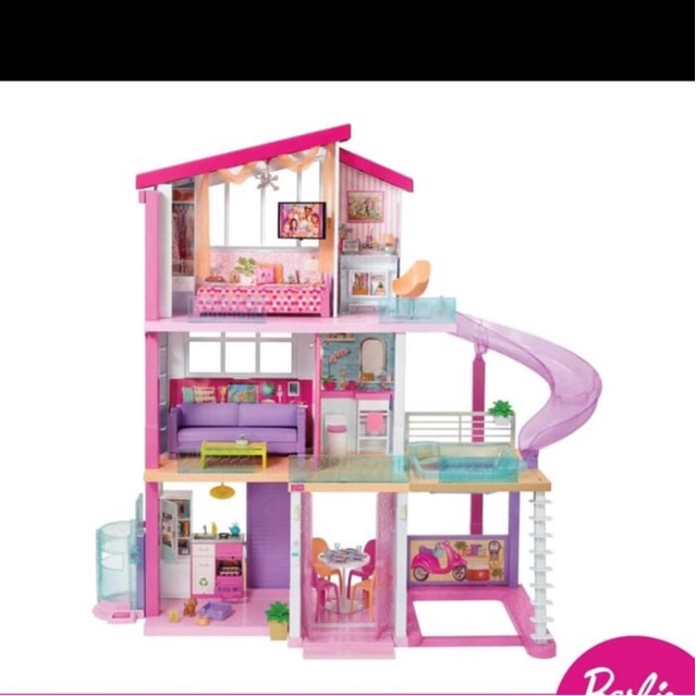 Jual Barbie Dream House / Dreamhouse . Rumah Boneka Barbie Dream House ...