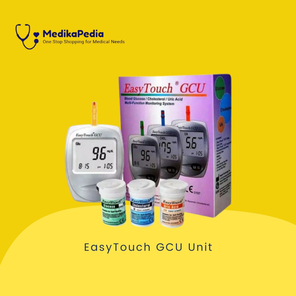 Jual Alat Easy Touch 3 In 1 Cek Gula Darah Kolesterol Asam Urat Easytouch Gcu Shopee Indonesia 7605