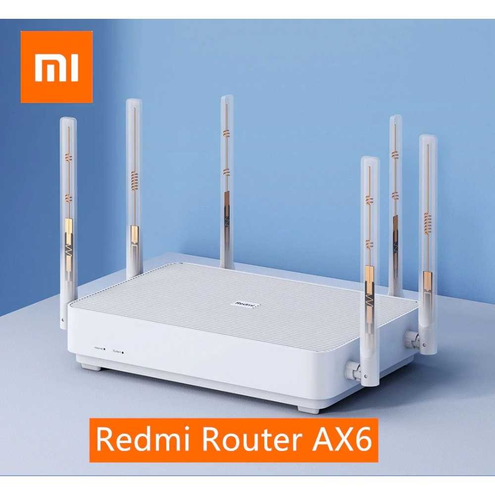 Jual Xiaomi Redmi Router AX6 WiFi 6 Mesh Gigabit 2.4G/5.0GHz 6 Antena ...