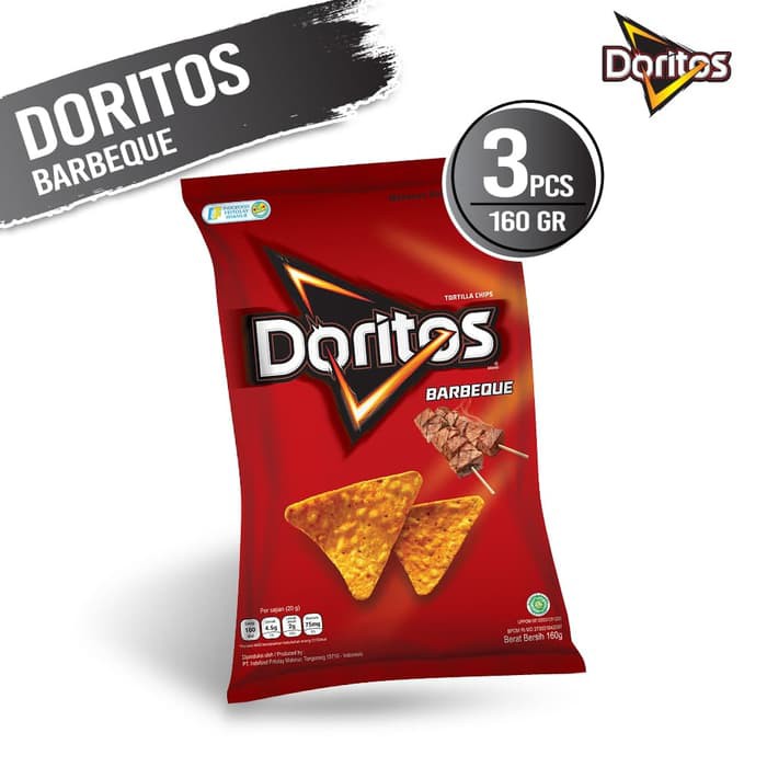 Jual Doritos Barbeque 160 Gr 3 Pcs | Shopee Indonesia