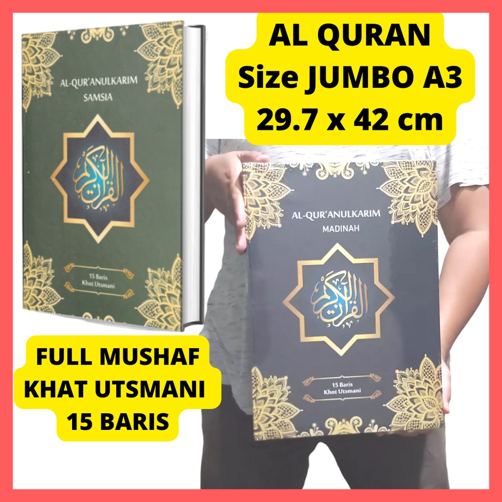 Jual AL QURAN SAMSIA JUMBO A3 | Shopee Indonesia