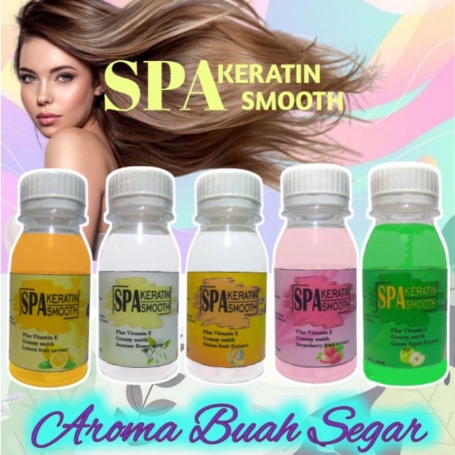 Jual SPA KERATINE SMOOTH kemasan botol 80 gr HAIR MASK | Shopee Indonesia