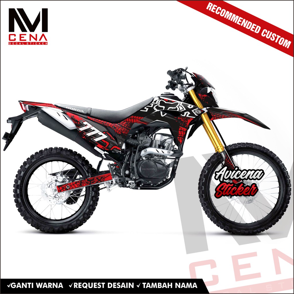 Jual Sticker Decal Honda Crf L Full Body Decal Sticker Crf L