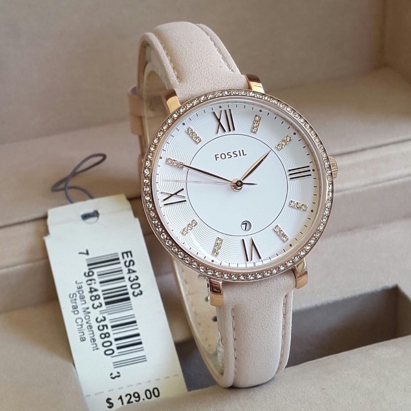 Jual Original 100 Fossil Watch Jacqueline Ladies Es4291 Es4303 Shopee Indonesia