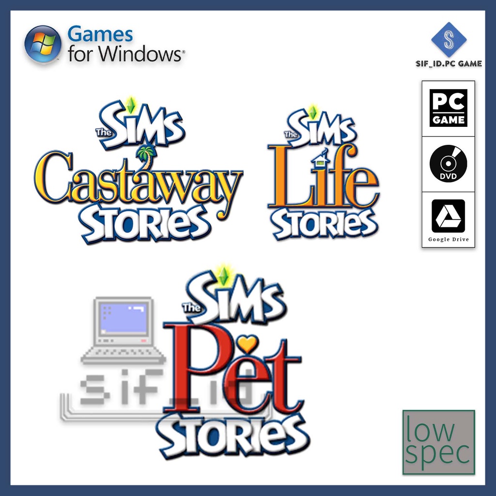 Jual The Sims Stories Collection - Life Stories - Pet Stories - Castaway  Stories | DVD CD PC Games | Game PC | Link Download | Shopee Indonesia