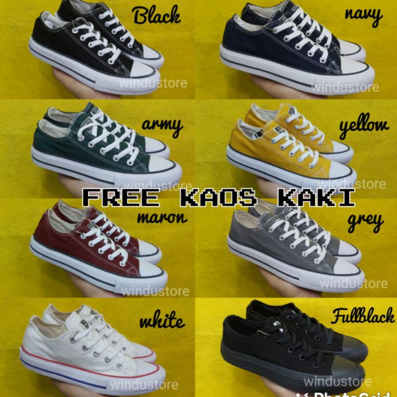 Jual Sepatu Converse All Star Low Classic Shopee Indonesia