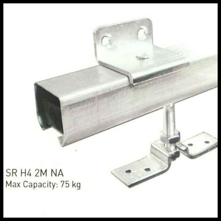 Jual Track Sliding Besi/Sliding Rail Hampton H4 Panjang 2Meter Komplit ...