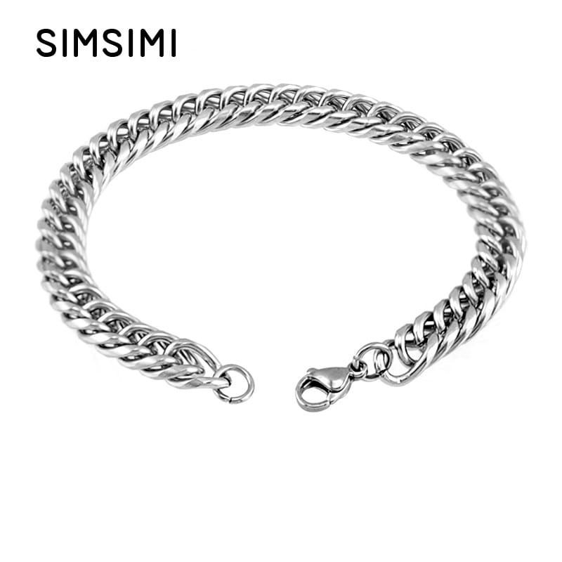 Jual Cod Gelang Tangan Pria Model Jalin Rantai Gelang Tangan Rantai