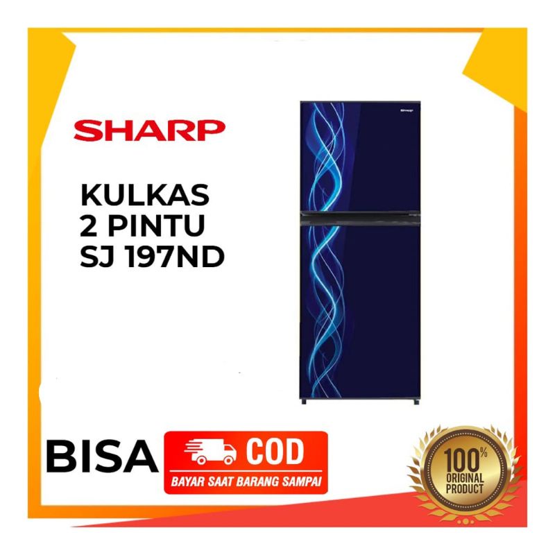 Jual KULKAS SHARP 2 PINTU SJ 195/SK 197ND KIREI SERIES | Shopee Indonesia