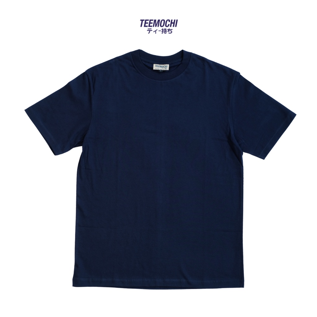 Jual Teemochi kaos baju Oversized Oversize T-shirt navy biru dongker