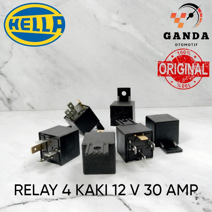 Jual RELAY HELLA KAKI 4 12V 30A RELAY KLAKSON HELLA ORIGINAL Shopee Indonesia