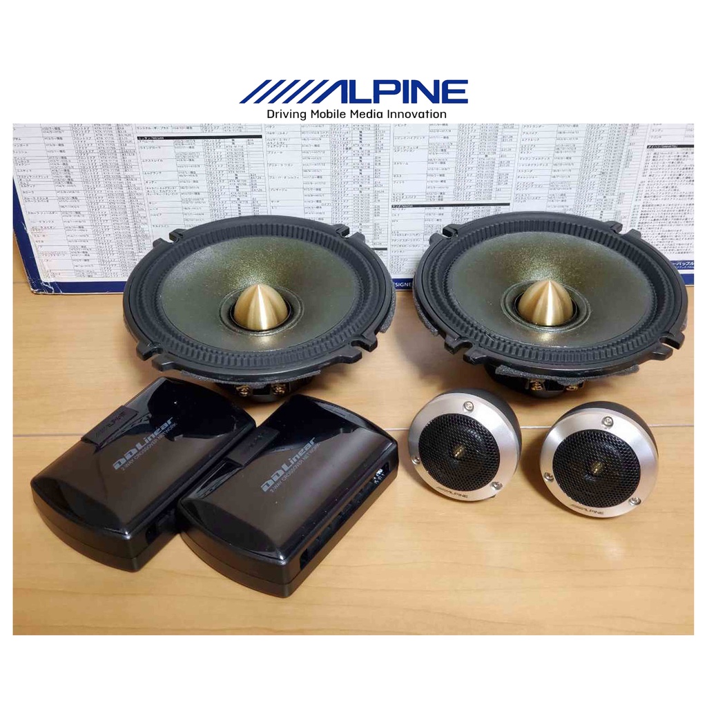 Jual Alpine DLX-F17S High End 2-Way 6.5 inch Speaker SET | Shopee