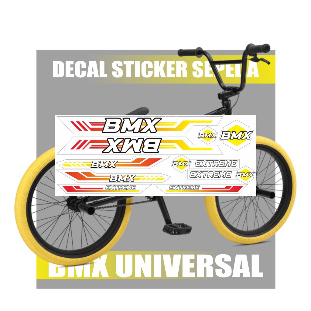 Jual STICKER SEPEDA / STRIPING VARIASI SEPEDA BMX 03 VARIASI 06 ...