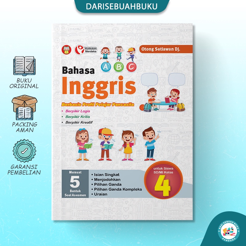 Jual Buku BAHASA INGGRIS SD/MI Kelas 4 - Kurikulum Merdeka | Shopee ...