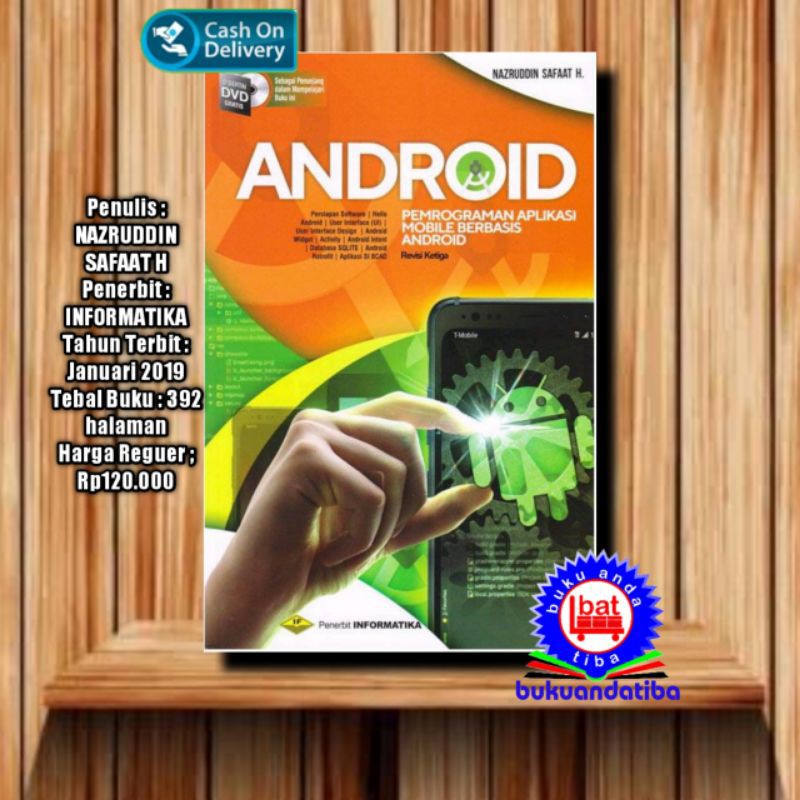 Jual BUKU ANDROID STUDIO-ANDROID Pemrograman Aplikasi Mobile Berbasis ...