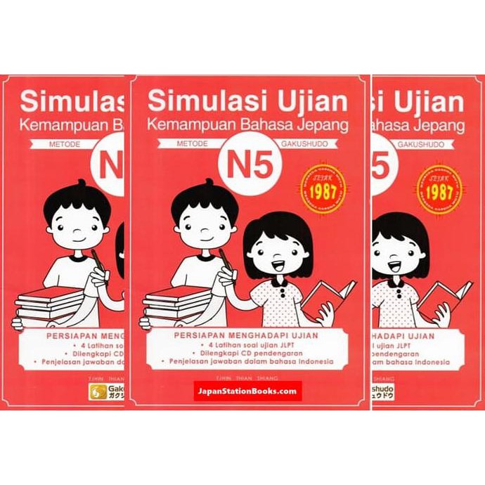 Jual Simulasi Ujian Kemampuan Bahasa Jepang N5 Plus CD - Metode ...