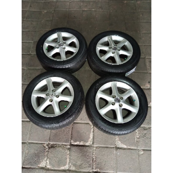 Jual VELG OEM TOYOTA ALTIS RING 16 PLUS BAN TOYO BARU 195/60 R15 ...