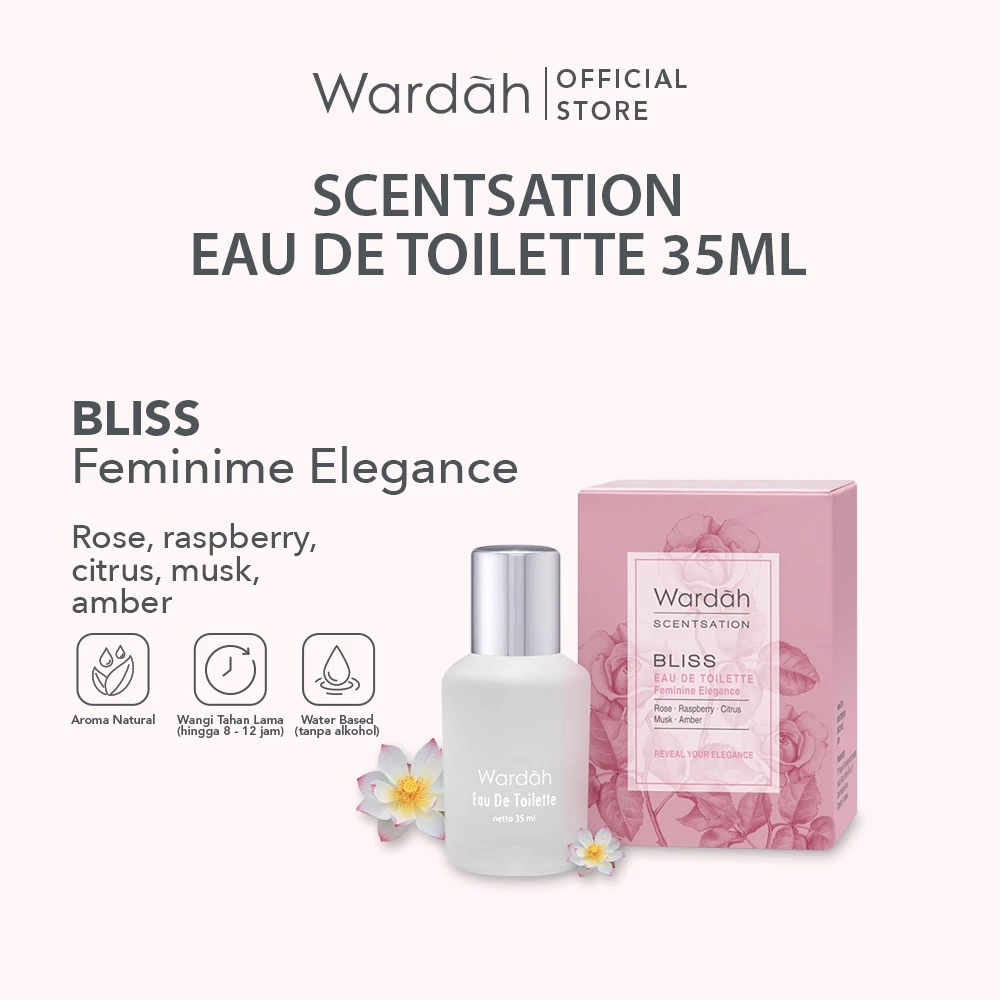 Parfum Wanita Wardah Scentsation Eau De Toilette 35 ml dan Aroma Segar