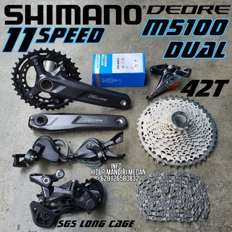 Mini groupset sale deore 11 speed